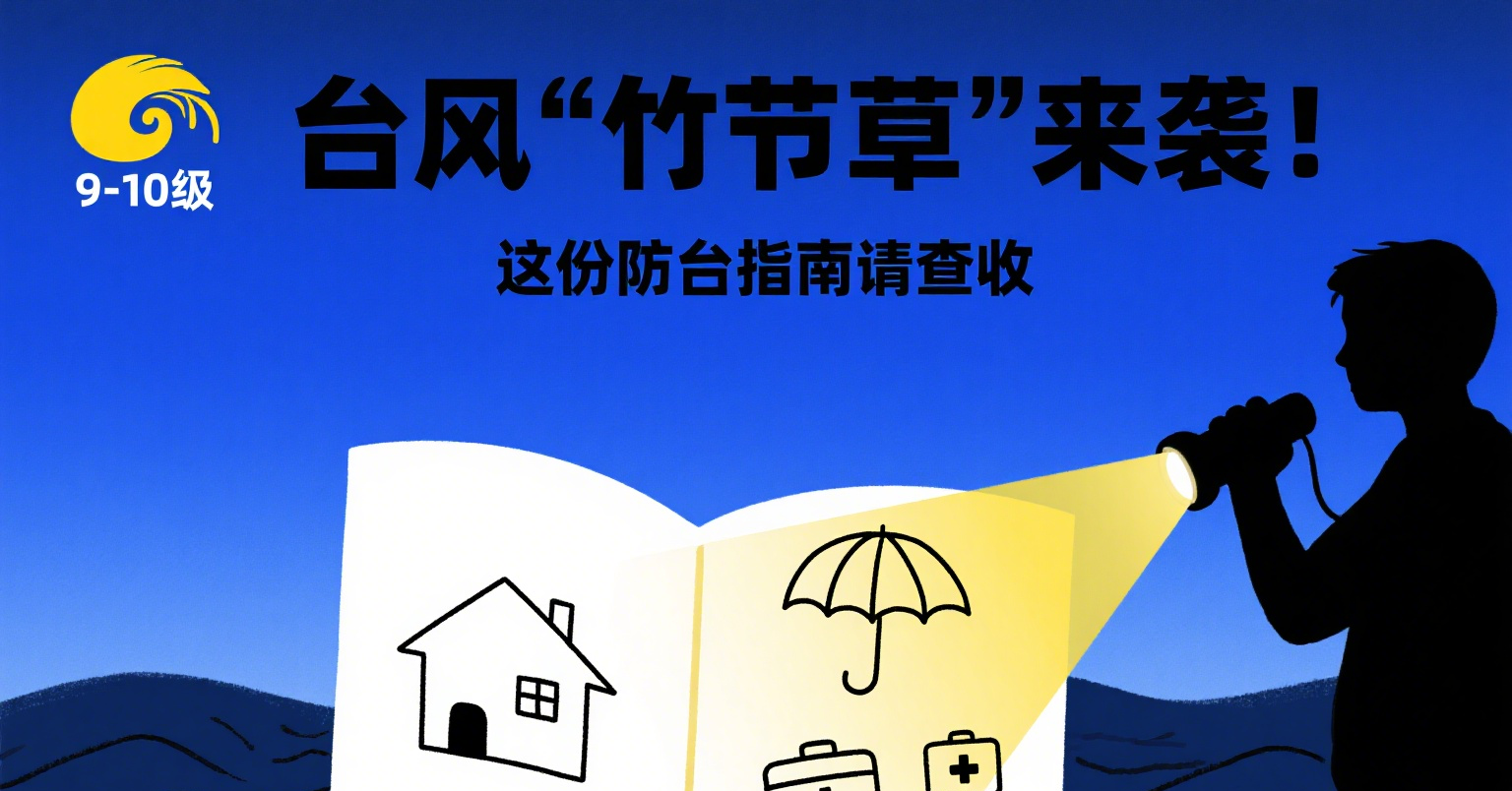 臺(tái)風(fēng) “竹節(jié)草” 來襲！這份防臺(tái)指南請(qǐng)查收